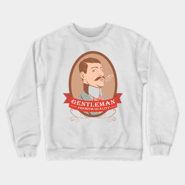 gentleman Crewneck Sweatshirt by kladenko